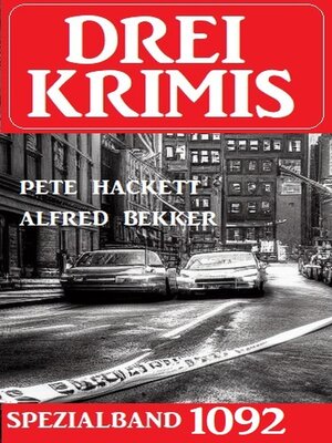 cover image of Drei Krimis Spezialband 1092